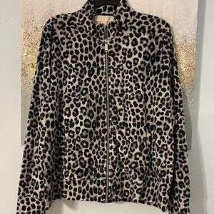 Michael Kors Leopard Print Cardigan (NWT)